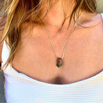 Load image into Gallery viewer, WATERMELON TOURMALINE NECKLACE - STONE COLD HAWK
