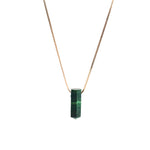 Load image into Gallery viewer, MALACHITE POINT GUARD NECKLACE - STONE COLD HAWK

