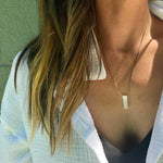 Load image into Gallery viewer, MOONSTONE POINT GUARD NECKLACE - STONE COLD HAWK
