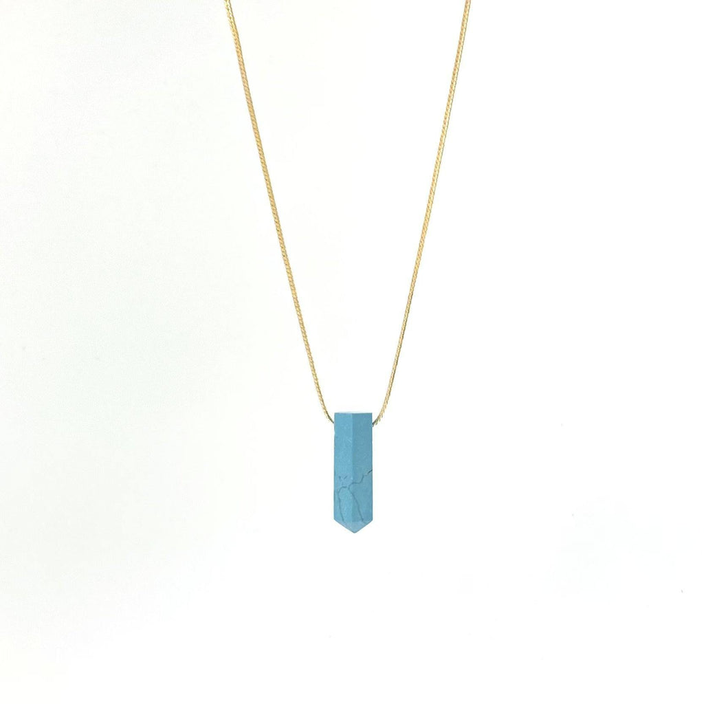TURQUOISE POINT GUARD NECKLACE - STONE COLD HAWK