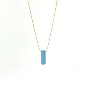 TURQUOISE POINT GUARD NECKLACE - STONE COLD HAWK